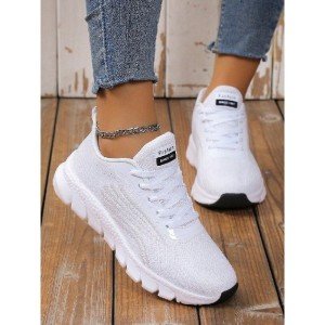 Fashion Lightweight Striped Sneakers Non-slip Running Sports Women's Shoes