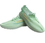 Green Athletic Running Woman Fashion Shoes Casual Walking Sports Tennis Shoe