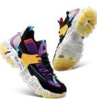 Fashion Sneakers Breathable Knitted Mesh Road Running Shoes Women Sz8,5 Brand Nw