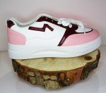 Sneakers Flats Shoes For Women - 2024 New Style Fashion Red/Pink Running Sport