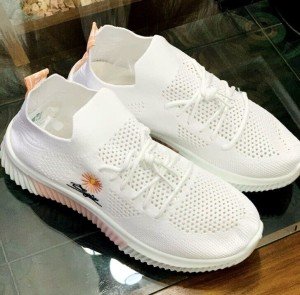 Womens Light Breathable Knit Mesh Athletic Sneakers Shoes Summer Stylish Nonslip