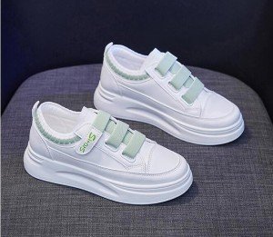 New Fashion Women White Sneakers Athletic Shoes C22