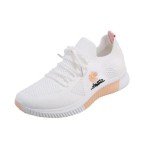  Ladies Athletic White Shoes With  Laces New 