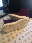 Ladies Purple Sparkly Tenny Shoes - Unbranded