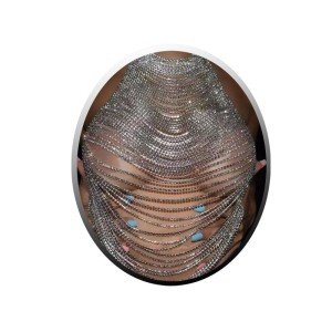 STONEFANS Rhinestone Body Chain Top For Women Men Sexy Bikini Bra Chain Body Jewelry Layered Underwear Party (fashion)