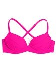 Smart & Sexy womens Swim Secret Convertible Push-up fashion bikini tops, Fuchia Sizzle, 32A US
