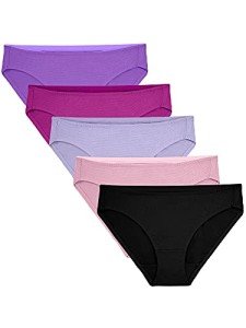 Fruit of the Loom womens Premium (Ultra Soft & Breathable) Bikini Style Underwear, Breathable - Bikini Fashion Assorted, 9 US