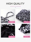 Dokotoo Womens Juniors Push Up Cute High Waisted Strapless Leopard Fashion Bikini Sets Swimsuit Two Pieces Bathing Suit Swimwear Swim Bottoms Small