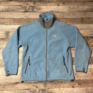 Women's Medium Blue Full Zip Fleece Jacket