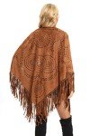 NGBUY Fashion Fringed Casual Shawl Wraps for Women Scarf Beach Bikini Cover Ups-Brown