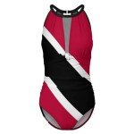 Trinidad and Tobago Flag One-Piece Swimsuit Women Fashion Beach Bikini Bathing Suits XL