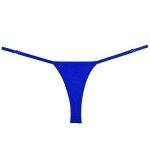 JAXFSTK Mini Bikini Micro G-String Women's Sexy Lowe Rise Adjustable Thong Fashion Tanga Lingerie Underwear 7PCS M
