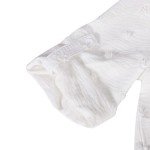 ASHER FASHION Womens Summer Swimsuit Coverups Chiffon Bikini Swimwear Beach Cover Up Dress Shirt White M