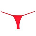 JAXFSTK Mini Bikini Micro G-String Women's Sexy Lowe Rise Adjustable Thong Fashion Tanga Lingerie Underwear 7PCS M