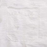 ASHER FASHION Womens Summer Swimsuit Coverups Chiffon Bikini Swimwear Beach Cover Up Dress Shirt White M