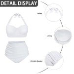 Yruonazao Gradient Hibiscus Womens Bikini Swimsuits 2 Piece Highwaisted Bikinis for Women Summer Bathing Suit Fashion Low Back One Piece Swimsuits for Women Beach Holiday