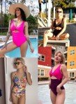 AI'MAGE Bathing Suit for Women One Piece Swimsuit Sexy One Piece Swimsuit Swimwear Cut Out Monokini Black XXLarge