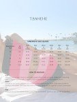 TASHEHE Women's One Shoulder One Piece Swimsuit Sexy Color Block Patchwork Bathing Suit Modest Full Coverage Cutout Swimwear - Pink/Orange/Neon Green - Small