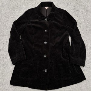 J. Jill Black Corduroy Jacket for Women