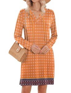 HOTOUCH Women's UPF 50+ Swim Cover Up Beach SPF Sun Protection Long Shirt Swimsuit Coverup