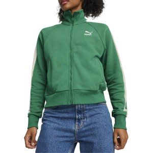 Puma Green T7 Full Zip Women's Track Jacket