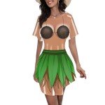 Seizesoul Women's Cute Bikini Printed T Shirt Dress Short Sleeve Baggy Shirt Beach Fun Swimwear Cover Up Dress