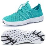 ATHMILE Womens Mens Water Shoes Walking Tennis Beach Swim River Shoes Slip On Lightweight Breathable Casual Sneakers for Gym Travel Work Kayaking Sport Accessories