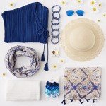 Hadley Wren Women's Standard Pull-on Swimsuit Cover Dress Fashion Accessory for Beach Or Pool Day, White, One Size