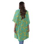 Ystardream Green Banana Swimsuit Coverup for Women Kimono Cardigan Beach Resort Wear Oversized Cardigans for Women Females Summer Spring Tops Beach Accessories Vacation Outfits