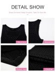 Dokotoo Coverups for Swimwear Women 2024 Summer Casual Crewneck Sleeveless Crochet Knit Hollow Out Coverup Side Split Beachwear Cruise Outfits Beach Outfits Black X-Small