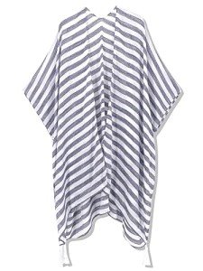 Moss Rose Women's Beach Cover up Swimsuit Stripe Kimono Cardigan Loose Short Sleeve Beachwear