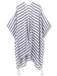 Moss Rose Women's Beach Cover up Swimsuit Stripe Kimono Cardigan Loose Short Sleeve Beachwear