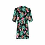 Custom Womens Swimsuit Cover Up Beach Bikini Swimwear V Neck Chiffon Coverups Personalized Face Bathing Suit Dress Shirt Cover Ups Beachwear Floral 09