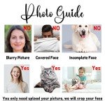 Custom Womens Swimsuit Cover Up Beach Bikini Swimwear V Neck Chiffon Coverups Personalized Face Bathing Suit Dress Shirt Cover Ups Beachwear Floral 09