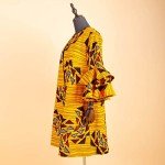Ankara Print Long Jacket for Women