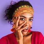 Vintage African Print Yoga Headbands for Women