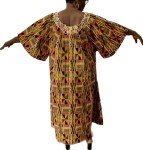 Stylish African Kente Kaftan Dress for Women