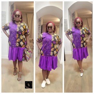 Afrocentric Ankara Dress in US Sizes 8-20