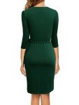 Berydress Women's Classic V Neck Sheath Dress