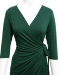 Berydress Women's Classic V Neck Sheath Dress
