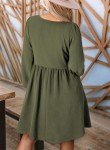 Dokotoo Women's Elegant Long Sleeve Empire Waist Dress