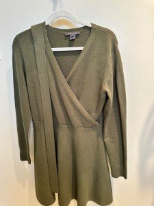 French Connection Large Wrap Sweater Dress