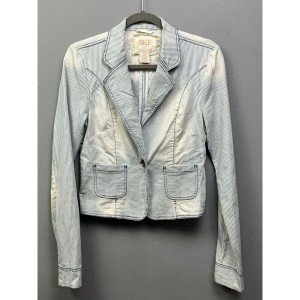 Buckle BKE Women's Denim Lace Striped Jacket
