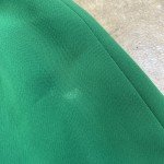 Carmen Marc Valvo Green One Shoulder Dress