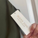 Jenny Yoo Lissa Long Olive Green Dress for Weddings