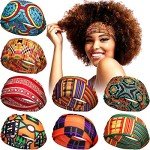 8-Piece Stretchy Boho Print Hair Accessories Set