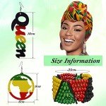 MTLEE 4-Piece Women's African Accessory Set