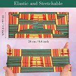 8-Piece Stretchy Boho Print Hair Accessories Set