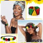 Jamaican-Inspired 3-Piece African Jewelry Set for Women