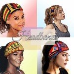 SAWINDA Boho Elastic Headbands for Women (Set of 4)